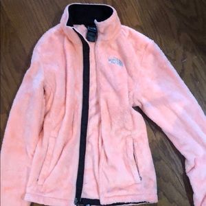 North face fuzzy jacket